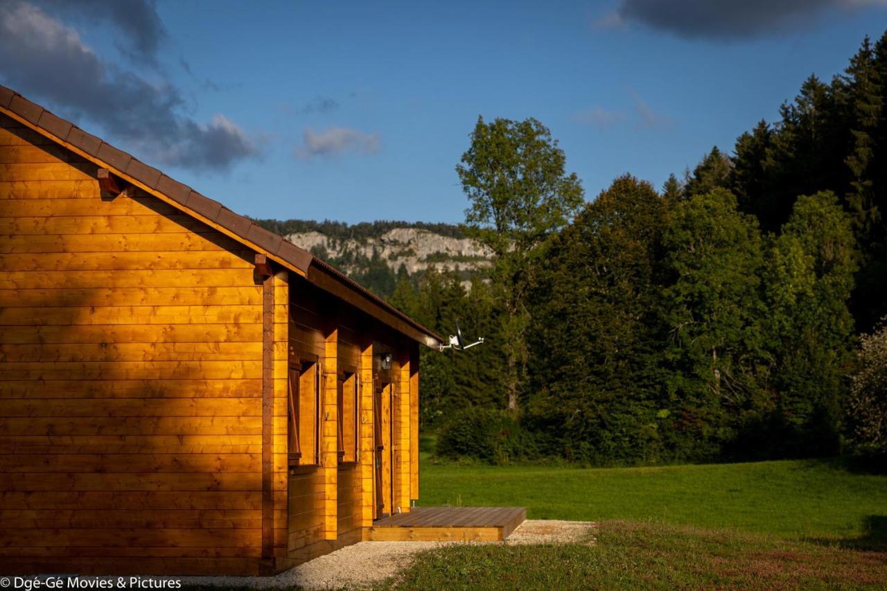 Les Jardins Du Herisson Chalet 2 Bonlieu Exterior foto